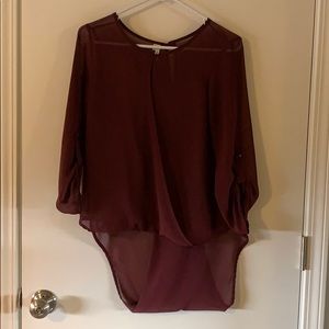 Maurices win colored high/low blouse